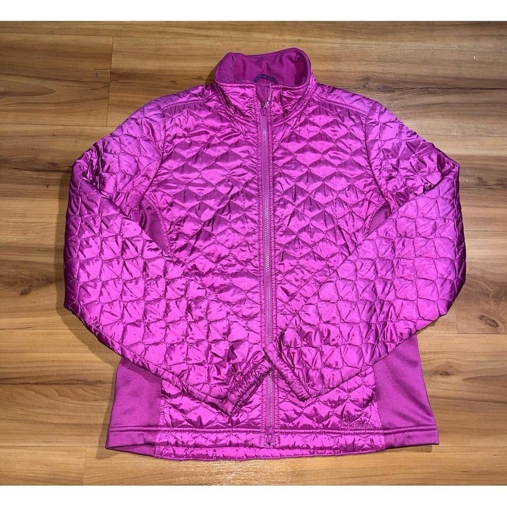 Womens L.L Bean Quilted Full Zip Lightweight Puffer Jacket